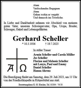 Gerhard Scheller
