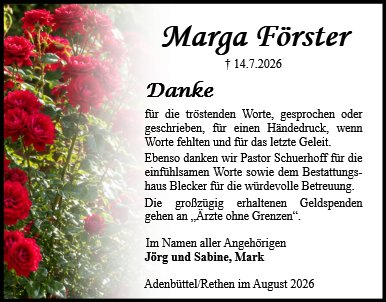 Marga Förster