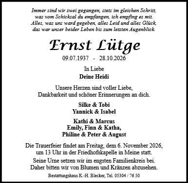 Ernst Lütge