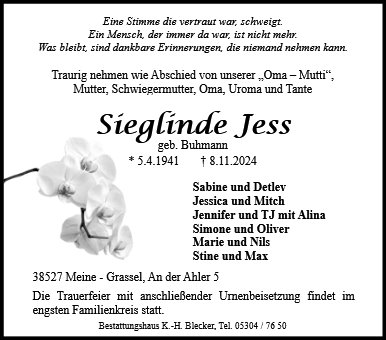 Sieglinde Jess