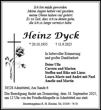 Heinz Dyck