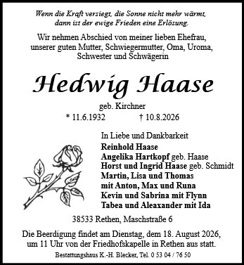 Hedwig Haase