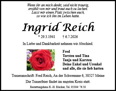 Ingrid Reich