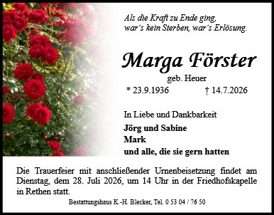 Marga Förster