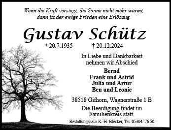 Gustav Schütz