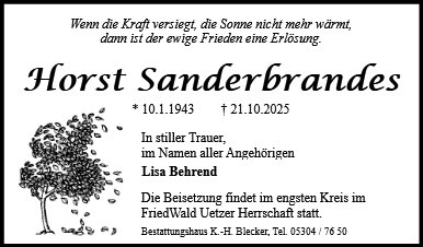 Horst Sanderbrandes