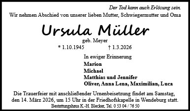 Ursula Müller