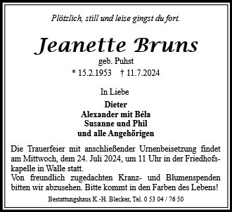 Jeanette Bruns