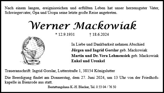 Werner Mackowiak