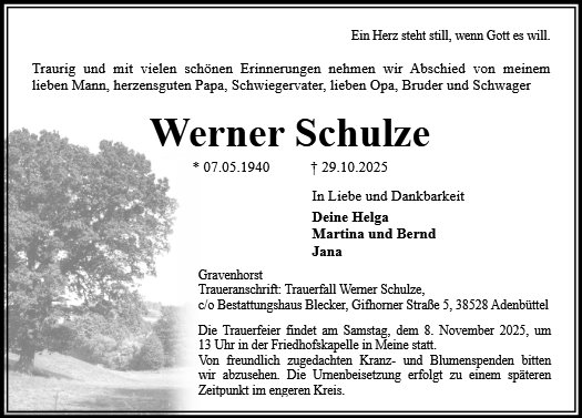 Werner Schulze