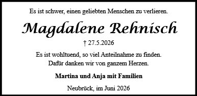 Magdalene Rehnisch