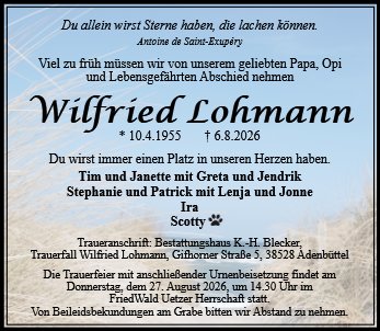 Wilfried Lohmann