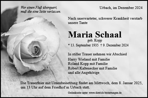 Maria Schaal