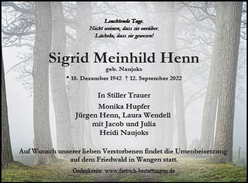 Sigrid Meinhild Henn