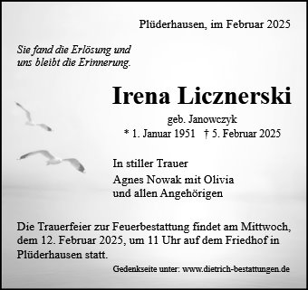 Irena Licznerski