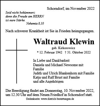 Waltraud Klewin