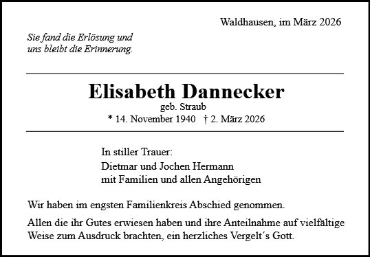 Elisabeth Dannecker