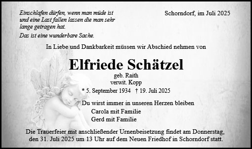 Elfriede Schätzel