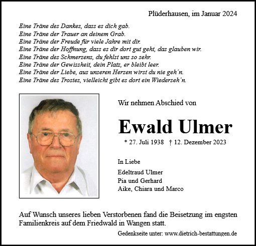 Ewald Ulmer