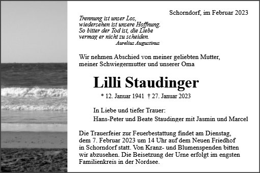 Lilli Staudinger