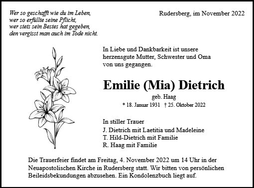 Emilie Dietrich