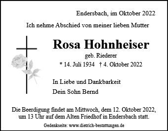 Rosa Hohnheiser