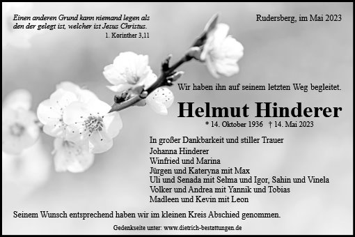 Helmut Hinderer