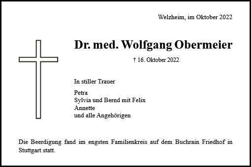 Wolfgang Obermeier