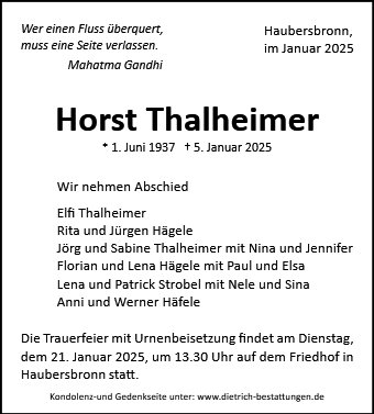 Horst Thalheimer