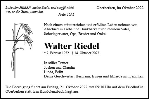 Walter Riedel