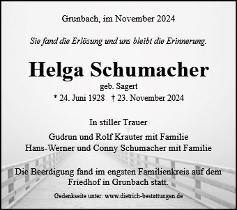 Helga Schumacher