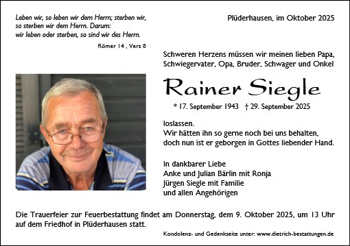 Reiner Siegle