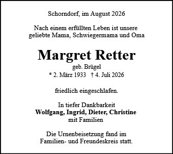 Margarethe Retter