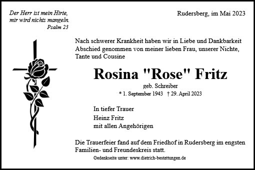 Rosina Fritz