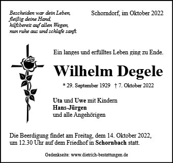 Wilhelm Degele