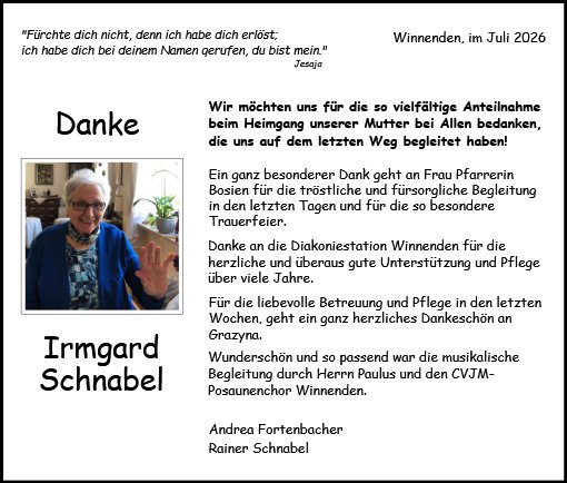 Irmgard Schnabel