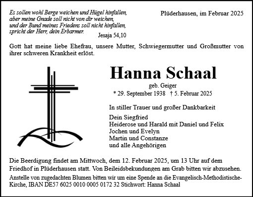 Hanna Schaal