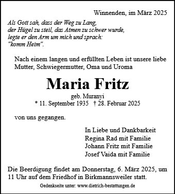 Maria Fritz