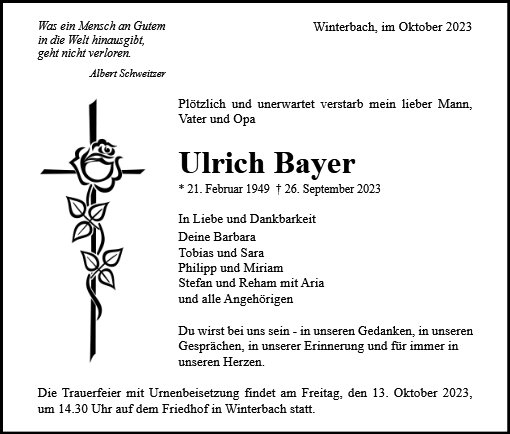 Ulrich Bayer