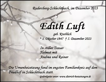 Edith Luft