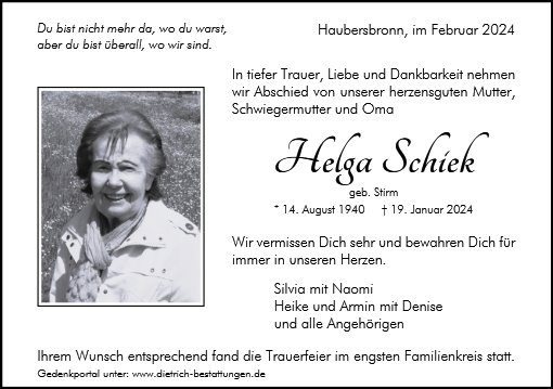 Helga Schiek