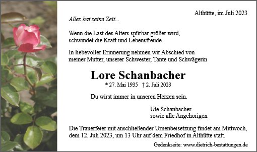 Lore Schanbacher