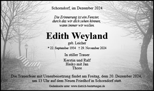 Edith Weyland