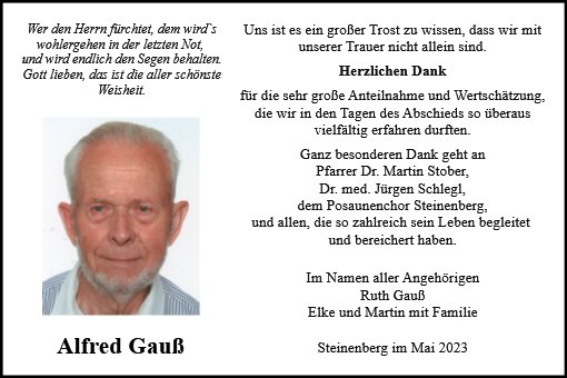Alfred Gauß