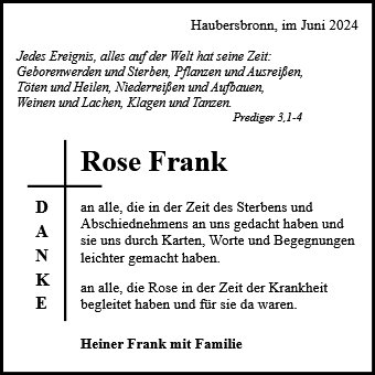 Rose Frank