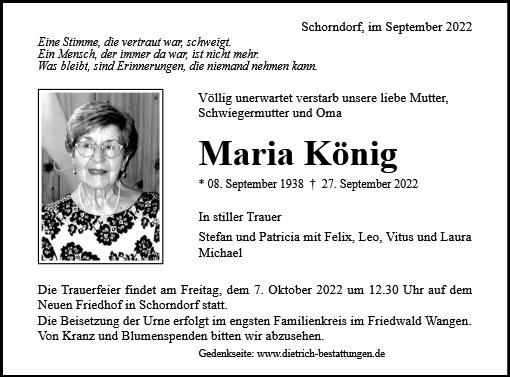 Maria König