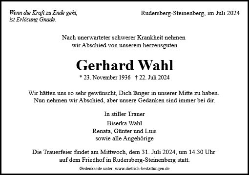 Gerhard Wahl