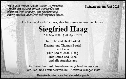 Siegfried Haag