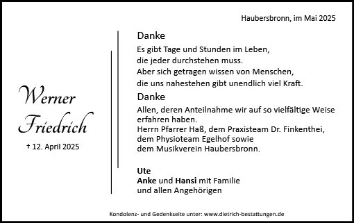 Werner Friedrich