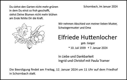 Elfriede Huttenlocher